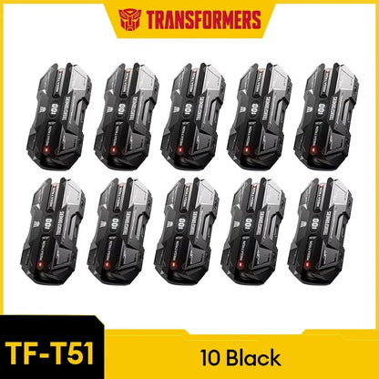 Choice TRANSFORMERS TF-T51 Bluetooth 5.4 TWS Earphones Low Latency Gaming Earbuds Long Endurance HiFi Music Headphones With mic - Universal Market