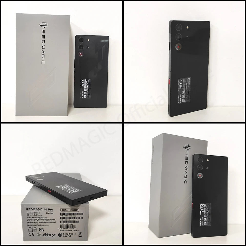 Original RedMagic 10 Pro 5G Global Version Gaming Mobile Phone 6.853" Snapdragon 8 Elite 7050mAh 80W Charge 50MP NFC