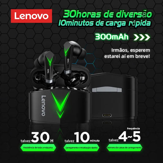 Choice Original Lenovo LP6 TWS Wireless Buletooth V5.1 Earphones Dual Mode Music Gaming Headsets New E-Sports  Headphones - Universal Market