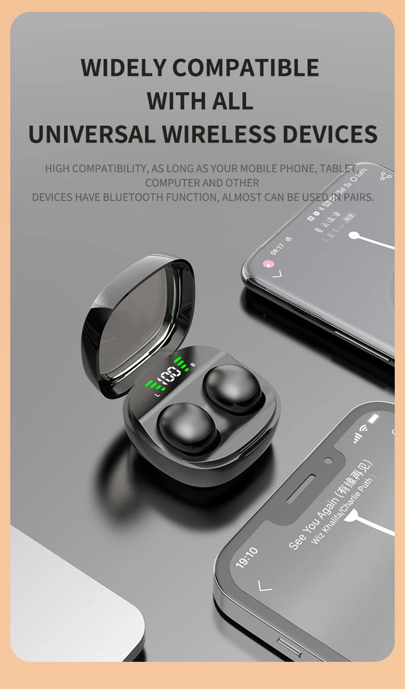 Xiaomi Mini Wireless Bluetooth 5.3 Headset Small Earbuds Sleep Work Music Sports Invisible HD HIFI Bass Sound Quality Earphones - Universal Market