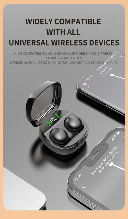 Xiaomi Mini Wireless Bluetooth 5.3 Headset Small Earbuds Sleep Work Music Sports Invisible HD HIFI Bass Sound Quality Earphones - Universal Market