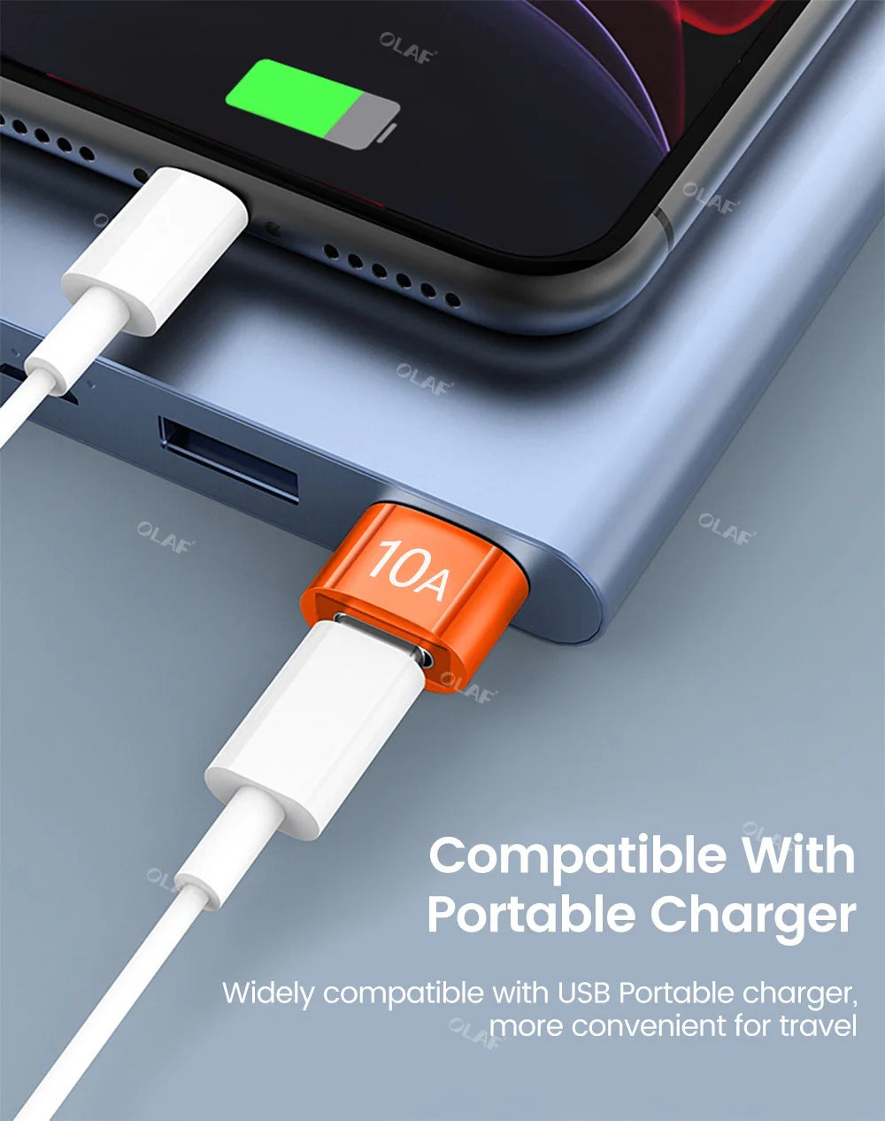 Olaf 10A OTG USB 3.0 To Type C Adapter TypeC Female to USB Male Converter Fast Charging Data Transfer For Macbook Xiaomi Samsung