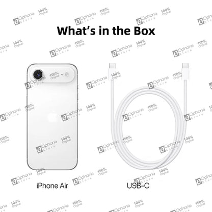 New iPhone Air Smartphone A19 Pro 5.6mm Thin 120Hz 6.5” XDR Display 18MP Front Camera 48MP Main Camera All Day Battery Life