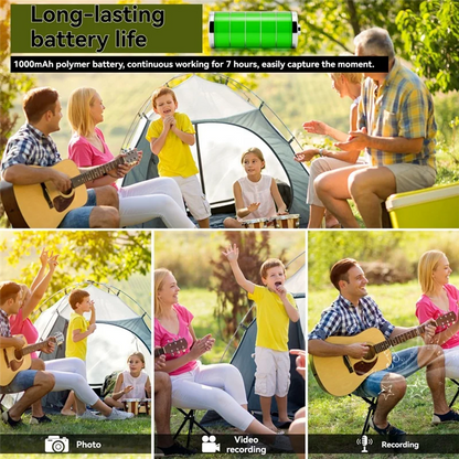 Wifi Mini Camera 4K HD Digital Video Recorder 180° Rotatable Lens Portable Action Camera Recorder 128G