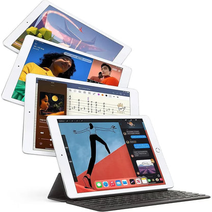 Original Apple iPad 10.2'' 2020 Unlocked iPad 8th Gen Wifi 32GB A12 Bionic Retina IPS LCD iOS 14 96% New Tablet