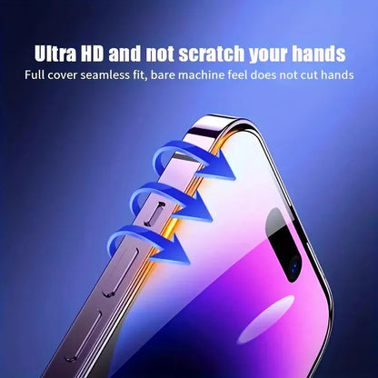 2/3/4Pcs For iPhone 17 Pro Max Tempered Glass For iPhone 17 Air 16 17 Pro Max Screen Protector Full Cover Glue Protective Glass