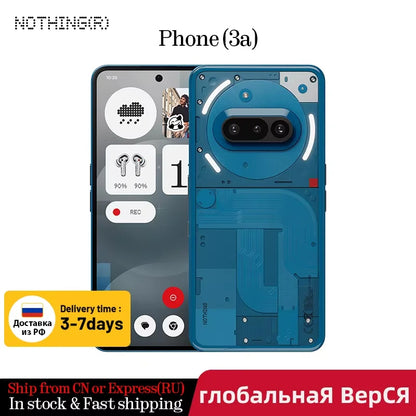 Global Version Nothing Phone (3a) Qualcomm Snapdragon 7s Gen 3 6.77 AMOLED Screen 120Hz Dual 50 MP Camera