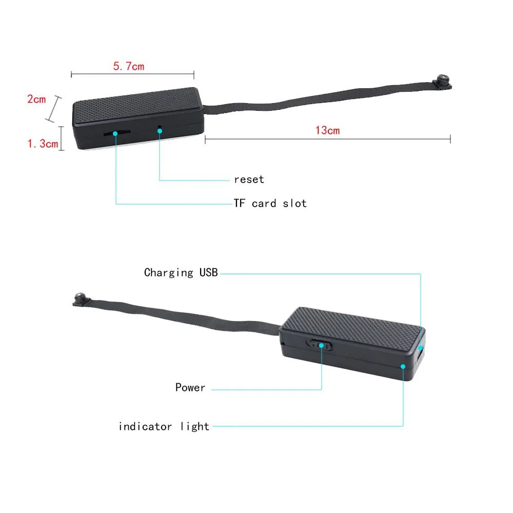 HD 1080P WiFi Cameras Module Nanny Cam Video Recorder Real-time Home security Camcorder Support Phone App - Universal Market