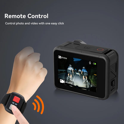 SVBONY SVGo3 Action Camera 4K30 Waterproof Dual LCD Screens Sports Camera with Quick Release Mount for Surfing Cycling Vlog