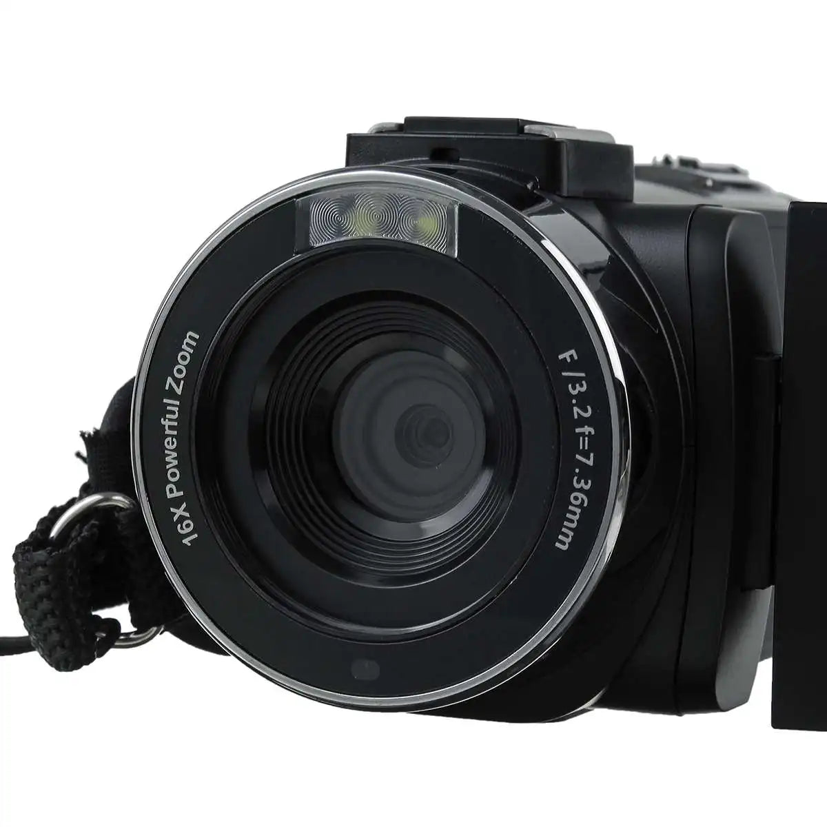 4K Ultra HD Video Camera 30MP WiFi DV Camcorder Digital Video Camera 270 Degree Rotation Touch Screen 16X Digital Zoom Camera