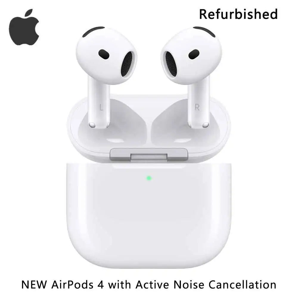 Apple AirPods 4 Wireless Earbuds,with Active Noise Cancellation,Adaptive Audio,Transparency Mode,Spatial Audio,Wireless Charging