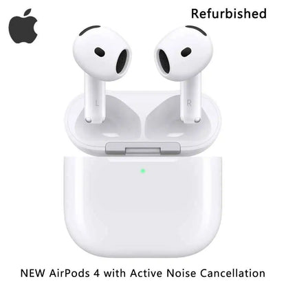 Apple AirPods 4 Wireless Earbuds,with Active Noise Cancellation,Adaptive Audio,Transparency Mode,Spatial Audio,Wireless Charging