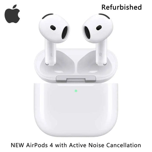Apple AirPods 4 Wireless Earbuds,with Active Noise Cancellation,Adaptive Audio,Transparency Mode,Spatial Audio,Wireless Charging
