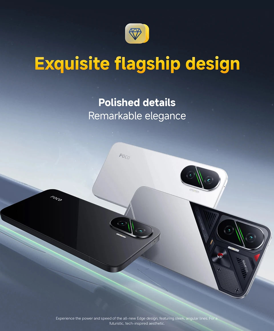 POCO F7 Global Version Smartphone Snapdragon® 8s Gen 4 90W 6500mAh Battery 6.83" 1.5K AMOLED Display 50MP Camera 5G NFC