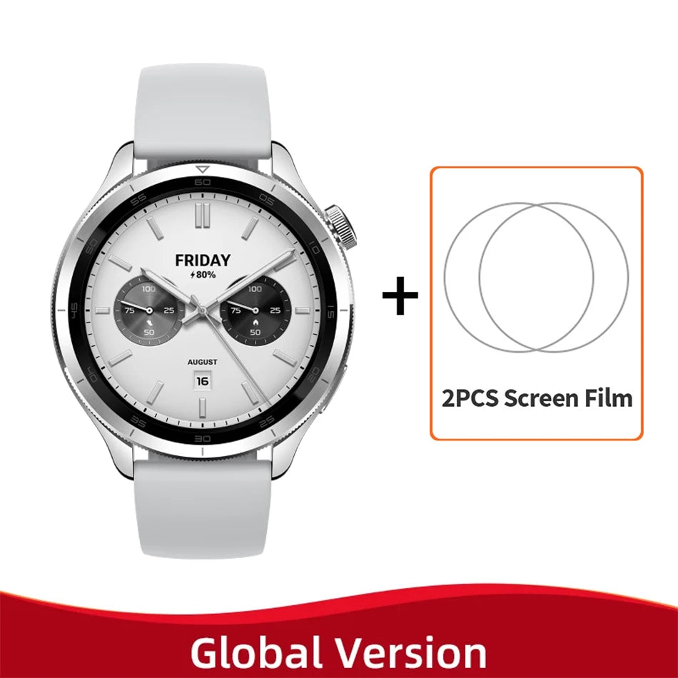 Global Version Xiaomi Watch S4 SmartWatch 1.43" AMOLED Display Wireless Charge Blood Oxygen Bluetooth Phone Call GPS Mi Watches