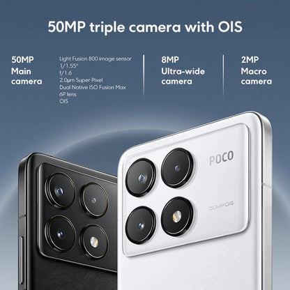 POCO F6 Pro Global Version Snapdragon® 8 Gen 2 Smartphone 120W HyperCharge 50MP triple camera WQHD+ 120Hz Flow AMOLED display