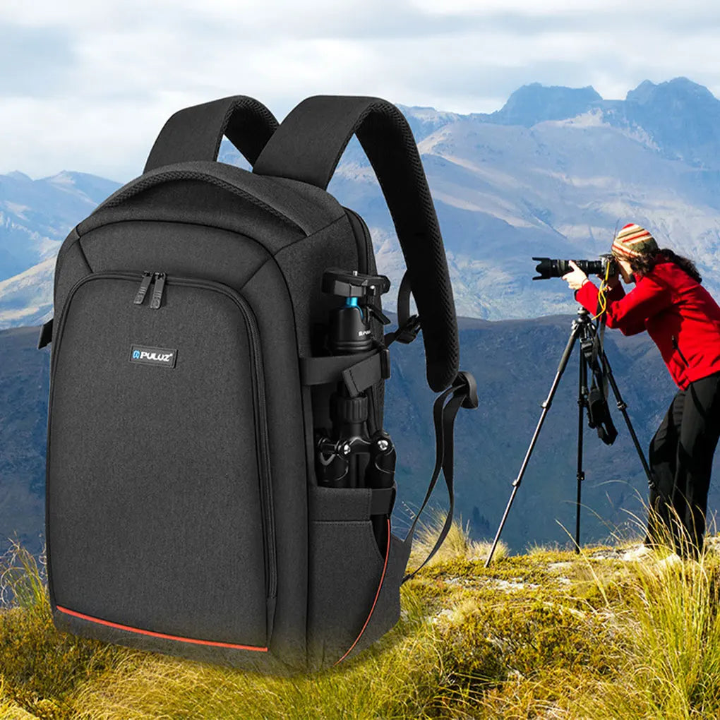 Outdoor Dual Shoulders Backpack Handheld PTZ Stabilizer Camera Bag with Rain Cover for DJI Ronin-SC/Ronin-S Digital Camera - Universal Market
