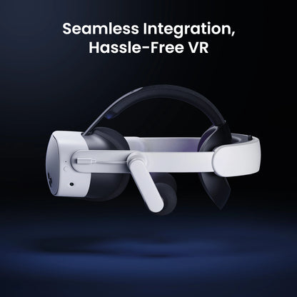 KIWI design Audio Head Strap with Battery for Meta/Oculus Quest 3/3S, K4 Duo DualFast Charging Headset, VR Accessories with Bala