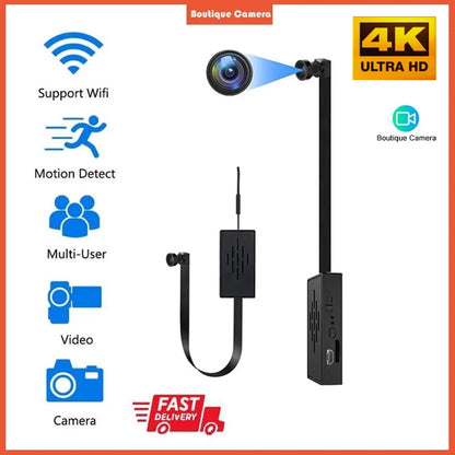 HD 1080P DIY Portable WiFi IP Mini Camera P2P Infrared Night Vision Remote View Micro Webcam Camcorder Wearable Video Recorder - Universal Market