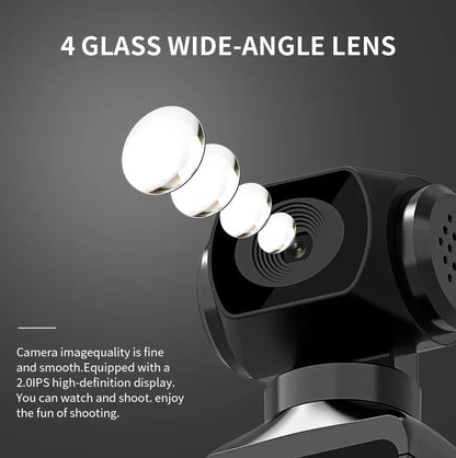 Real-5K 4K UHD WiFi 1080P Camera 270 Rotatable Mini Camcorders Outdoor Sports With Waterproof Case Video Recorder Camcorder Cam - Universal Market