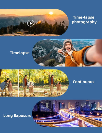 1080P HD Outdoor Sports Camera Anti-shake Waterproof WiFi Action Camera Long Battery Life Hands-Free 120° Wide-angle 1080P