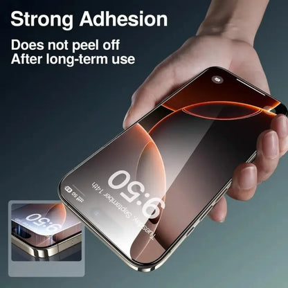2Pcs Full Cover HD Screen Protector for iPhone 17 16 15 Pro Max 13 12 14 Pro 16 15 Plus 17 Air  Dust Free Install Tempered Film