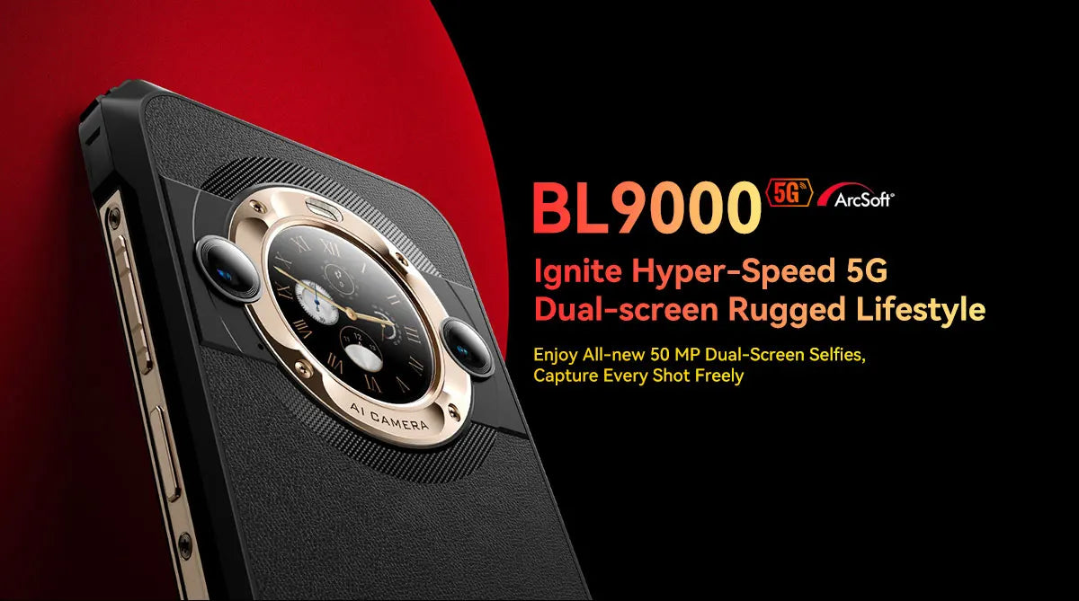 [World Premiere] Blackview BL9000 5G Rugged Smartphone 6.78" 2.4K FHD+ Display (12+12)GB 512GB Mobile Phone 8800mAh With 120W