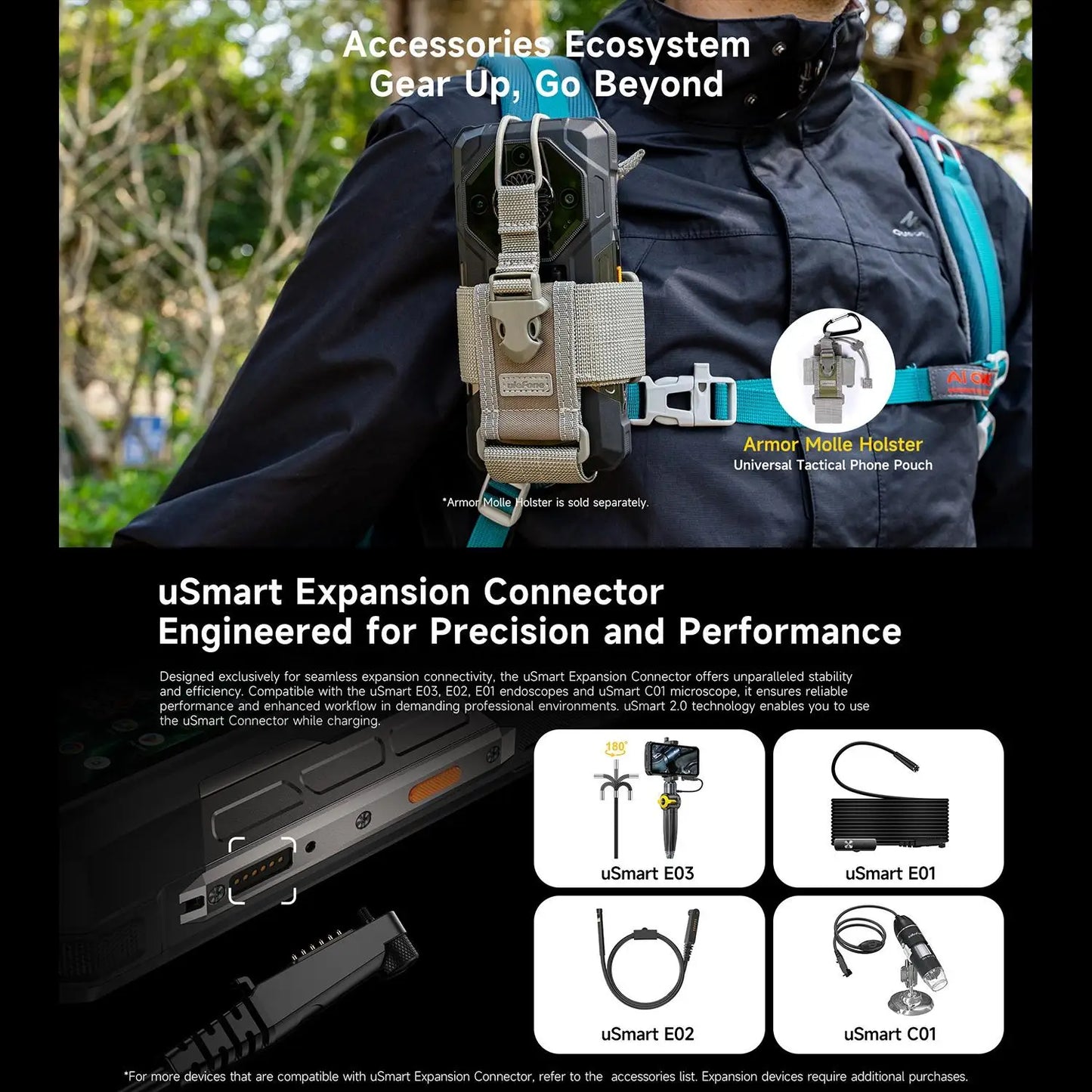Ulefone Armor 33 Pro Rugged Smartphone 5G Dual Screen 6.95" 120Hz 16GB+512GB 25500mAh Battery 66W 64MP Night Vision NFC
