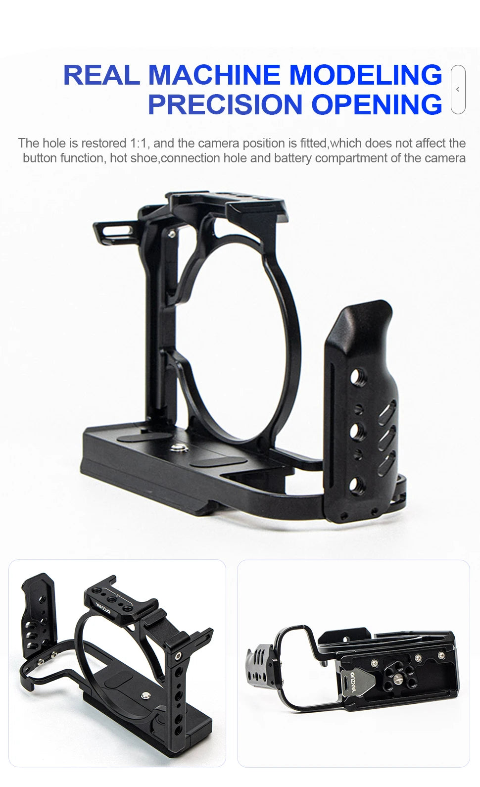 Suitable For Canon Eos R8 Rp Camera Case With Canon 1/4 Screw Hole Camera Bracket For Canon Eos R8 Camera Cage