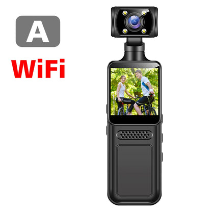 Ultra HD 4K WiFi Mini Camera Pocket Action Camera Wearable Camera 4K HD Camera Helmet Travel Bicycle Driver Recorder Camcorder - Universal Market