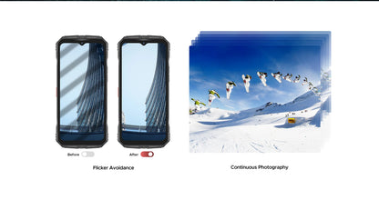 DOOGEE S118 Pro 5G Rugged Phone Dimensity 7050 10800mAh Battery 6.6'' FHD 120Hz 8GB RAM 512GB ROM Cell Phone NFC