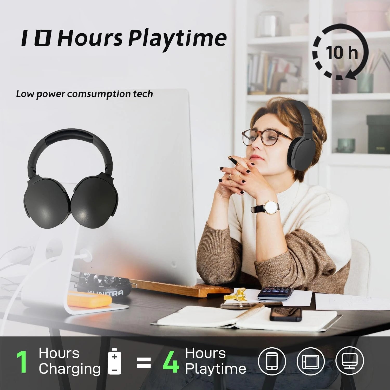 P2961 Wireless Bluetooth 5.3 Headphones Over TWS HIFI Stereo Headset Sports With Earphones Music Player With HD Mic High Quality - Universal Market