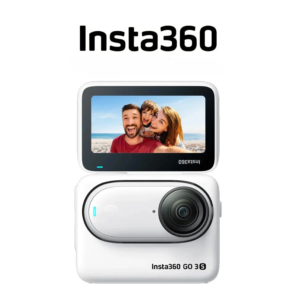 Insta360 GO 3S Camera 4K Thumb Magnetic Action Camera with FlowState Stabilization 10m Waterproof Apple Find My Vlog
