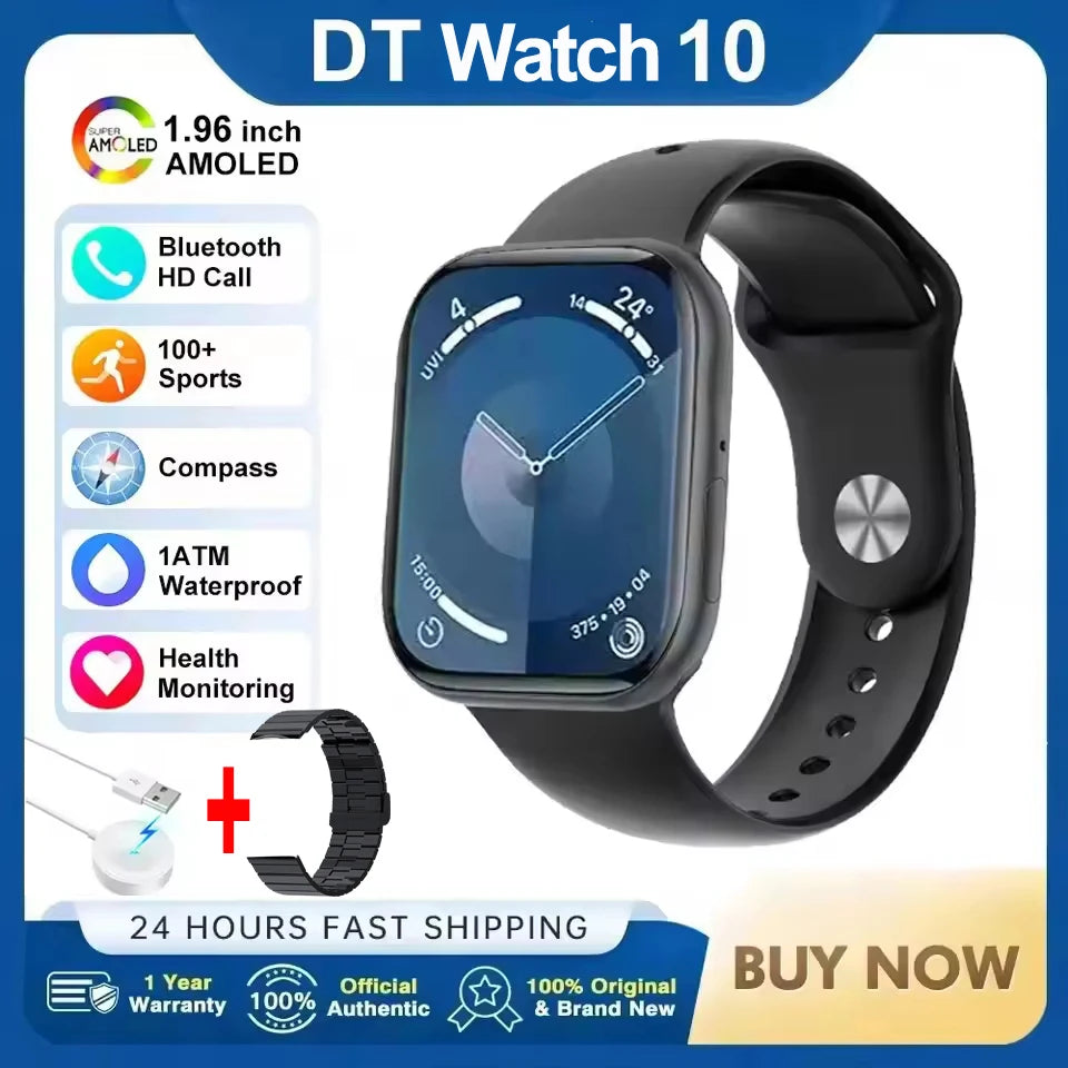 2025 New Series 10 For Apple Watch 10 SmartWatch 16G Memory Music Video NFC Bluetooth Call Waterproof Smartwatch For Android IOS