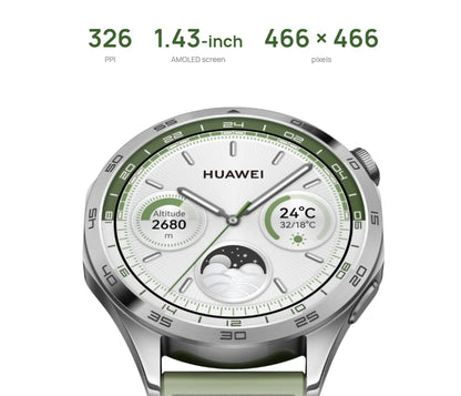 Smartwatch,HUAWEI Watch GT 4,Smart Watch,Custom Watch Faces,up to 14 days battery,HUAWEI TruSeen™ 5.5,Answer Bluetooth Calls
