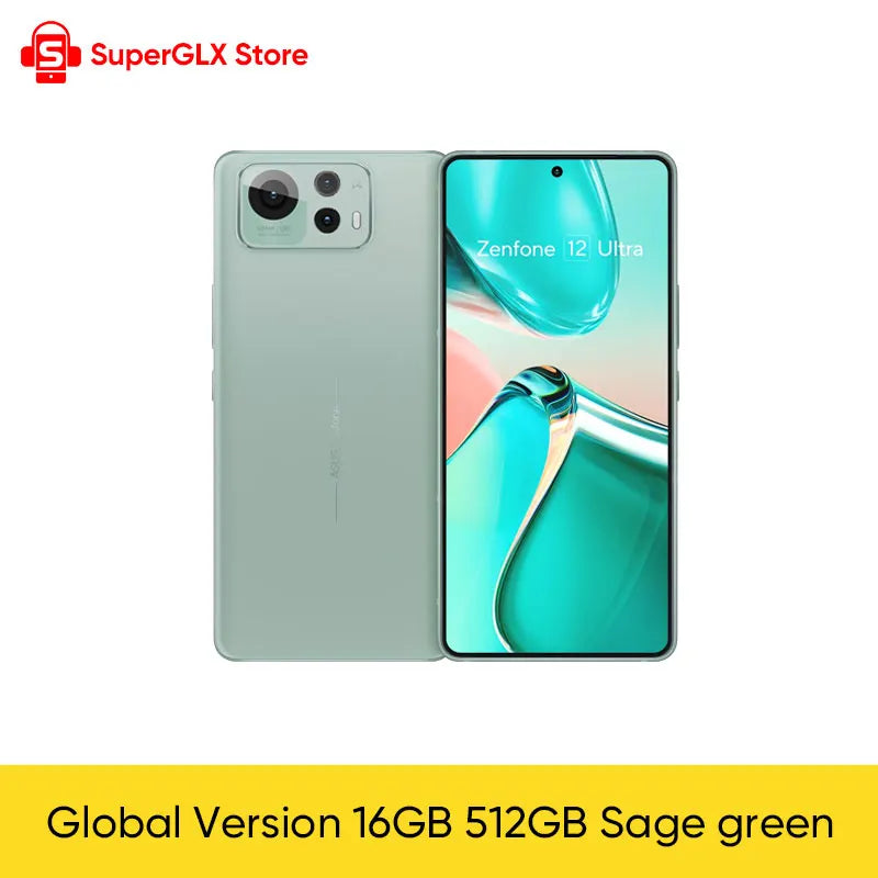 Global Version ASUS Zenfone 12 Ultra AI 5G Smartphone Snapdragon 8 Elite 6.78'' 144Hz AMOLED LTPO Display 5500mAh Battery Phone