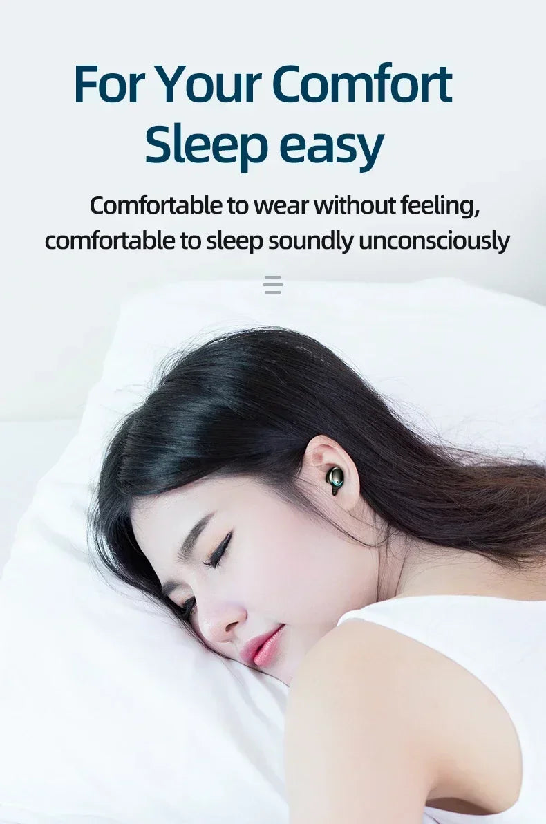 TWS F9-5 Earphone Bluetooth 5.3 Wireless Headphones Hifi Stereo Sports Waterproof Earbuds Headset Hearing Aids With Mic Handfree - Universal Market