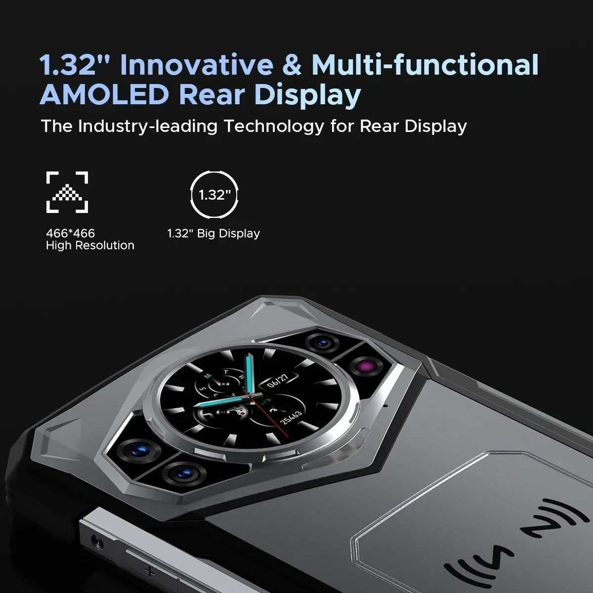 Global Version DOOGEE S200 5G Rugged Phone 12GB +256GB 6.72" Display 100MP AI Main Camera 10100mAh Mobilephone Android 14 NFC
