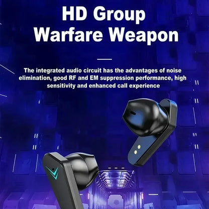 X15 TWS Gaming Earbuds Wireless Bluetooth Earphones With Mic Bass Audio Sound Positioning 9D Stereo Music HiFi Headset For Gamer - Universal Market