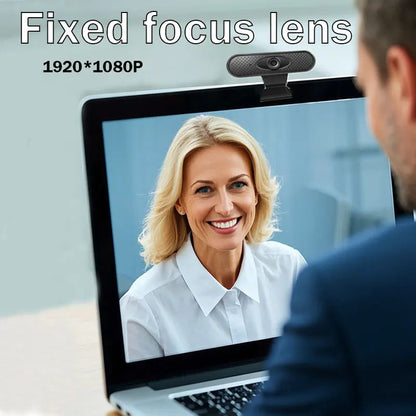 2K Full HD 1080P Network Camera Built in Microphone USB Camera Mini Web Cam for Auto Focus PC Mac Laptop Video Shooting Camera