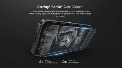Ulefone Armor 25T 4G Rugged Phone Android 14 33W 50MP+64MP Night Camera NFC Waterproof Smartphone 6.78" 120Hz  256GB ROM  Global