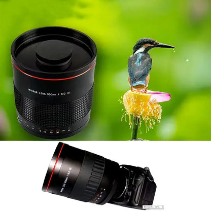 Lightdow Manual Telephoto Camera Lens 900mm F8.0 Reflex Lens Can Take Beautiful Pictures of Donuts for Canon Nikon Sony Camera - Universal Market