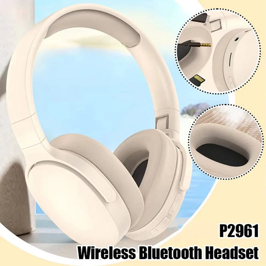 P2961 Wireless Bluetooth 5.3 Headphones Over TWS HIFI Stereo Headset Sports With Earphones Music Player With HD Mic High Quality - Universal Market