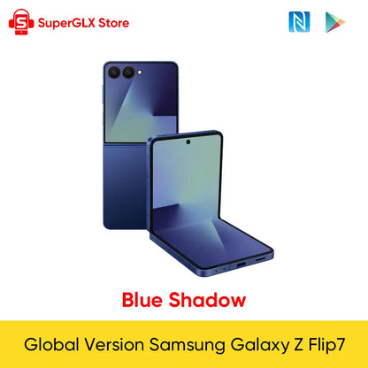 2025 New Samsung Galaxy Z Flip7 Foldable AI Smartphone Exynos 2500 6.9" Dynamic AMOLED Display 50MP Camera for Selfies 4300mAh