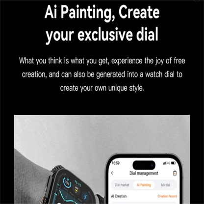 Microwear Smart Watch Ultra 4 Pro Series 10 49mm Gesture Answer ChatGPT NFC Compass Waterproof Sport Smartwatch For Android ios