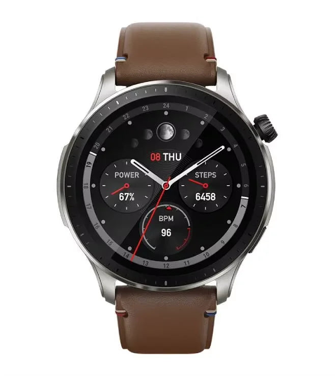 New Amazfit GTR 4 Global Version 46mm Smartwatch AMOLED Display Zepp OS App 14-day Battery Life GPS Watch for Andriod IOS Phone