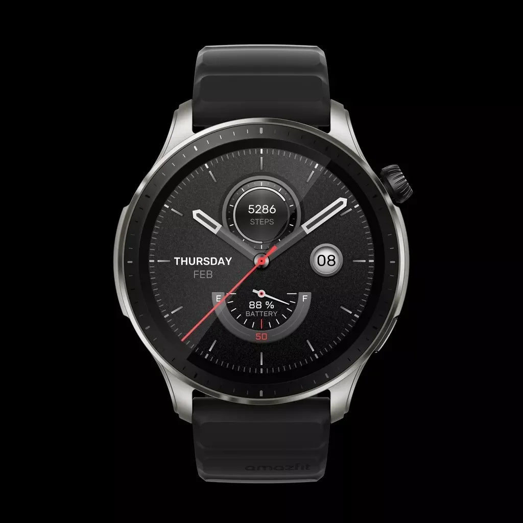 New Amazfit GTR 4 Global Version 46mm Smartwatch AMOLED Display Zepp OS App 14-day Battery Life GPS Watch for Andriod IOS Phone