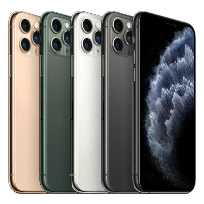 Original Apple iPhone 11 Pro Max 4G Mobile Phone Face ID 64GB/256GB 11PM NFC 6.5'' OLED Screen A13 Bionic Hexa-Core 11 pro max - Universal Market