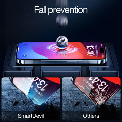 SmartDevil Screen Protector for iPhone 17 Pro Max 17 Air 17 16 Pro Max 15 14 13 15Pro Tempered Glass Non-full Cover Front Film
