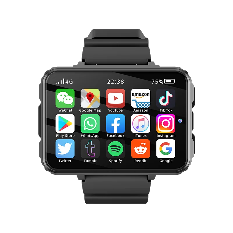 NEW VP999 Global Version 4G NET Smartwatch Android OS 1500mAH Battery 2.4" Screen Blood Pressure GPS Location Men Smart Watch